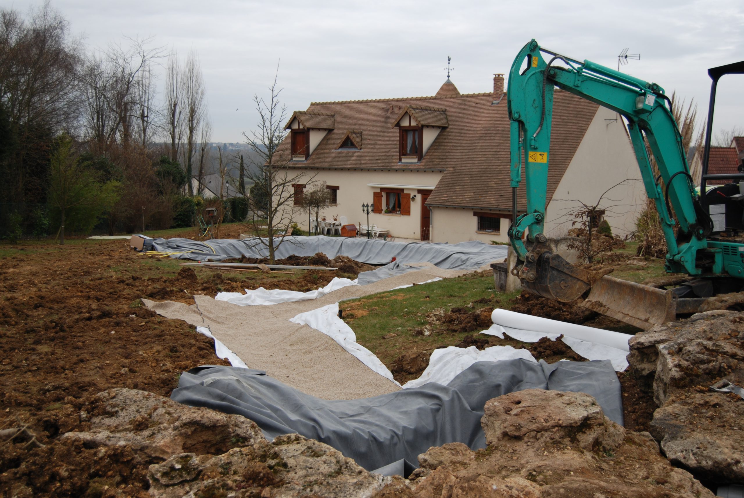 Bâche pour bassin Liner pour bassin ruisseau jardin aménagement